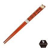 新商品入荷しました(未使用品 昭和レトロ お箸 赤と黒のモダンなデザイン 天然木)