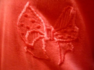 画像3: 胸にリボン刺繍のピンクのフレンチカットソー