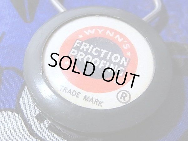 画像3: フレンチキーホルダー WYNN’S FRICTION PROOFING 摩擦加工の会社のお洒落な企業広告キーホルダー (3)