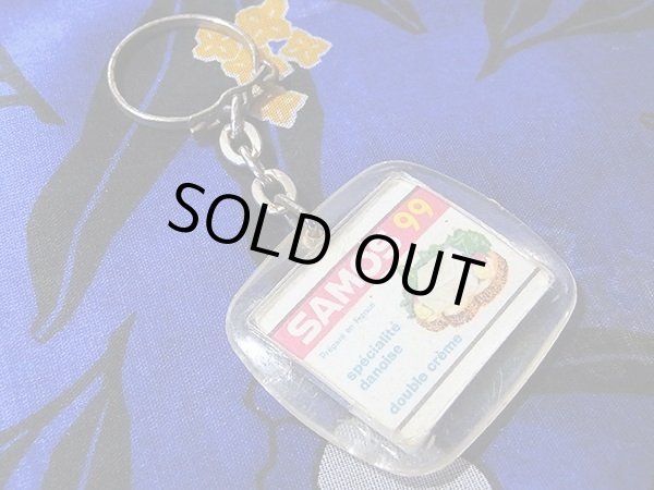画像2: フレンチキーホルダー SAMOS99 キッシュ店のお洒落な企業広告キーホルダー (2)