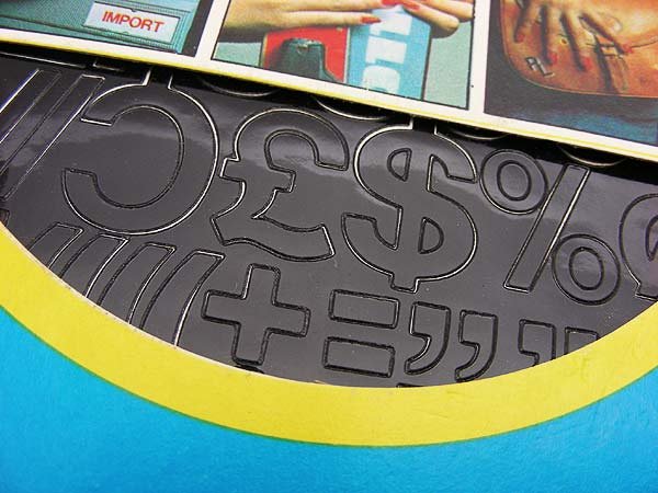 画像4: フランスのレタリング・LAS・黒・LETTERING ADHESIVE SYSTEM (4)