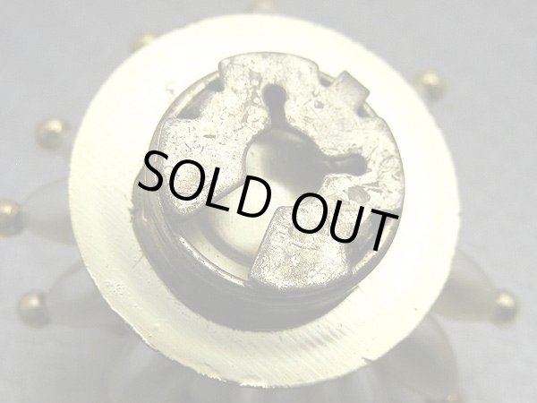 画像5: パールビーズのヴィンテージ・ボタンカバー(約15mm以下のボタン用)・2個セット アメリカアンティーク (5)