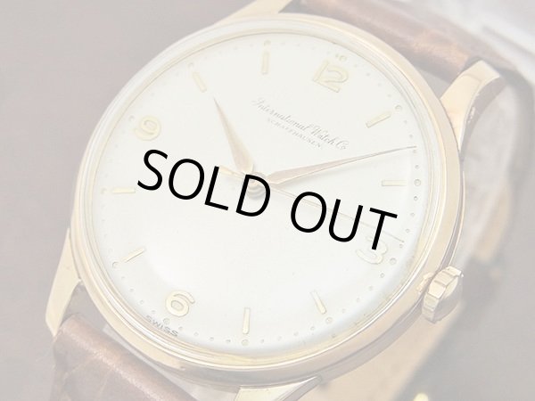 画像8: IWC オールドインター Cal.89 18KPG 金無垢 筆記体ロゴ 飛びアラビア数字インデックス 手巻き (8)