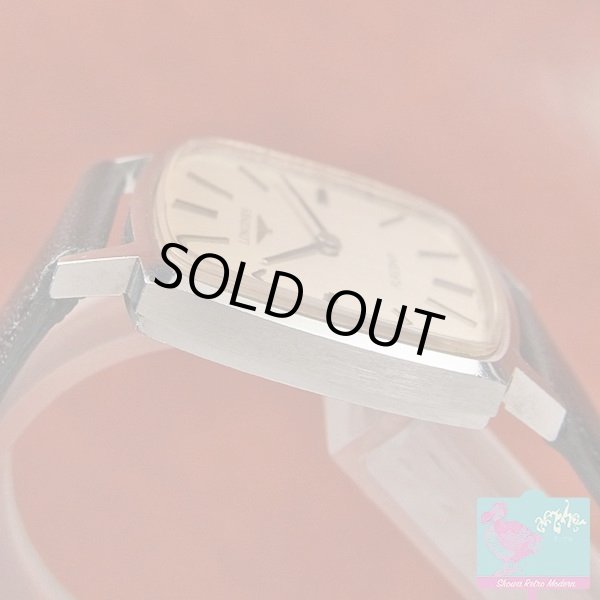 画像4: ロンジン LONGINES フラッグシップ スクエアケース 手巻き ロンジン尾錠 (4)