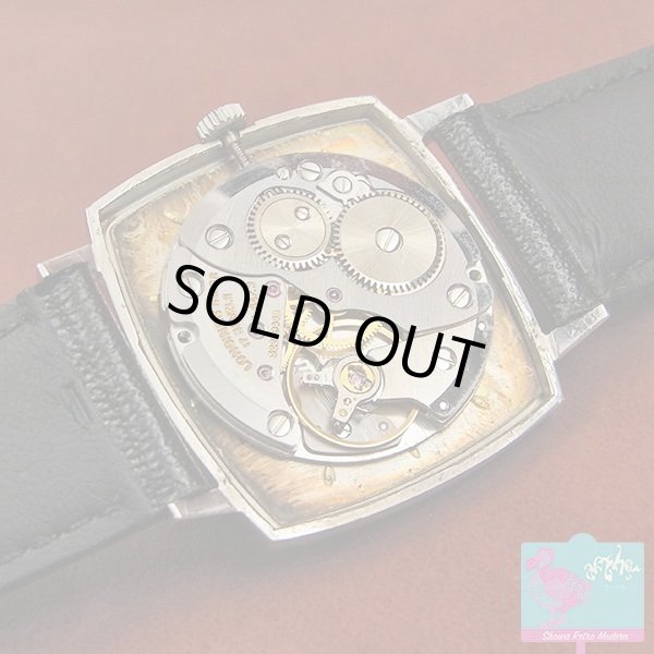 画像6: ロンジン LONGINES フラッグシップ スクエアケース 手巻き ロンジン尾錠 (6)