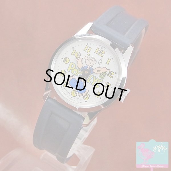 画像2: ブラッドレイ BRADLEY ポパイ ボーイズサイズ アンティークキャラクターウォッチ 手巻き (2)