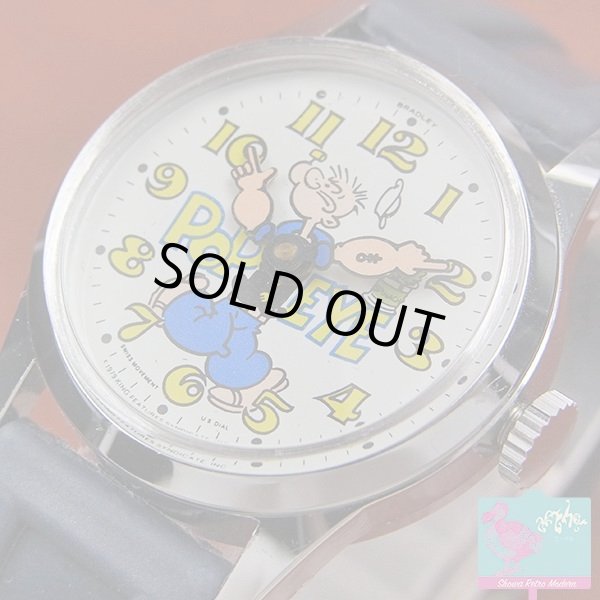 画像9: ブラッドレイ BRADLEY ポパイ ボーイズサイズ アンティークキャラクターウォッチ 手巻き (9)