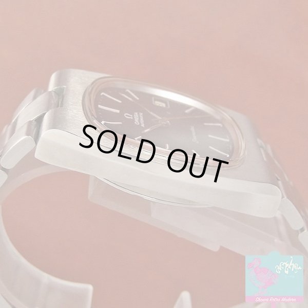 画像4: オメガ OMEGA シーマスター 黒文字盤 存在感抜群の大判のTVスクリーンケース Cal.1012搭載 オートマチック オメガブレス装着 (4)