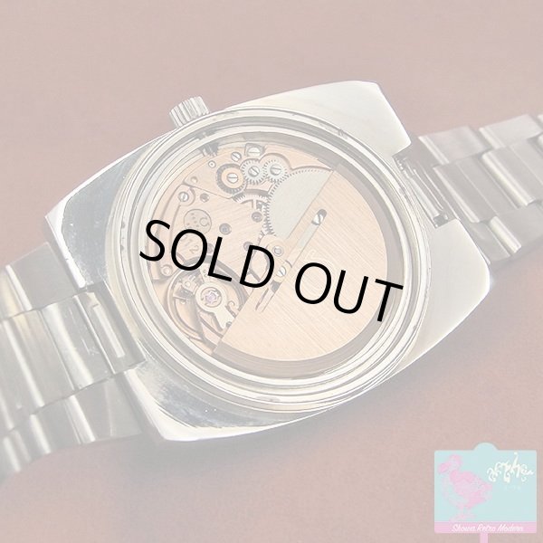 画像5: オメガ OMEGA シーマスター 黒文字盤 存在感抜群の大判のTVスクリーンケース Cal.1012搭載 オートマチック オメガブレス装着 (5)