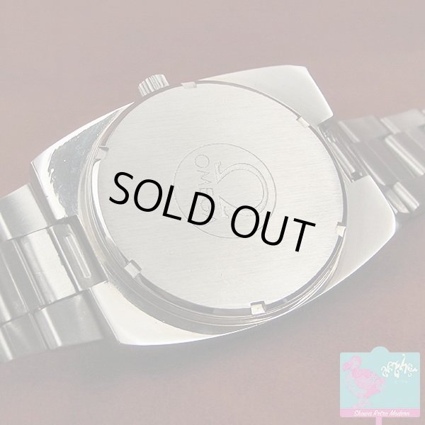 画像7: オメガ OMEGA シーマスター 黒文字盤 存在感抜群の大判のTVスクリーンケース Cal.1012搭載 オートマチック オメガブレス装着 (7)