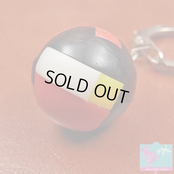 画像4: ミニ立体パズル キーホルダー パズルホルダー 昭和レトロ 知恵の玉 ボール型 (4)