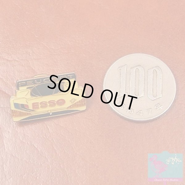 画像6: 【送料無料】フレンチピンバッジ エッソ プジョー ・企業物 アンティーク 1990年前後 ESSO PEUGEO (6)