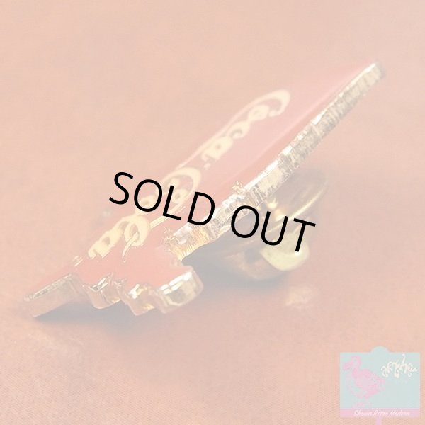 画像3: フレンチピンバッジ・企業物 アンティーク コカコーラ Coca Cola アメリカ地図 (3)