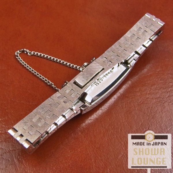 画像7: セイコー ブレスレット レディース ドレスウォッチ 1520-3440 角型 WGPケース 23石 オリジナルブレス装着 手巻き 1970年 SEIKO (7)