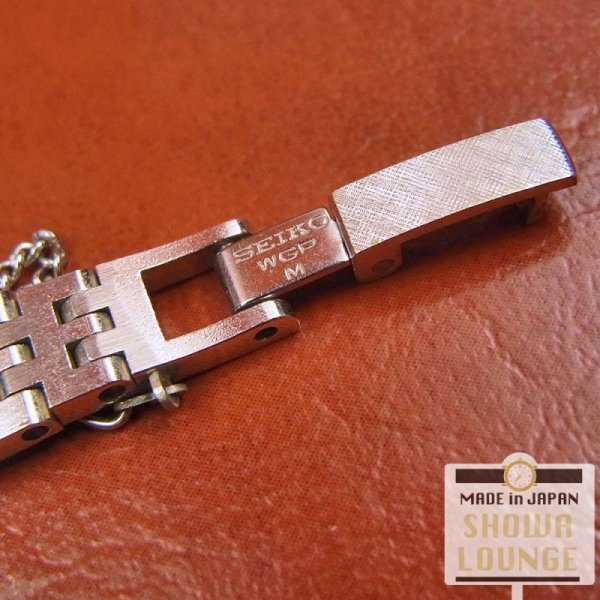 画像8: セイコー ブレスレット レディース ドレスウォッチ 1520-3440 角型 WGPケース 23石 オリジナルブレス装着 手巻き 1970年 SEIKO (8)