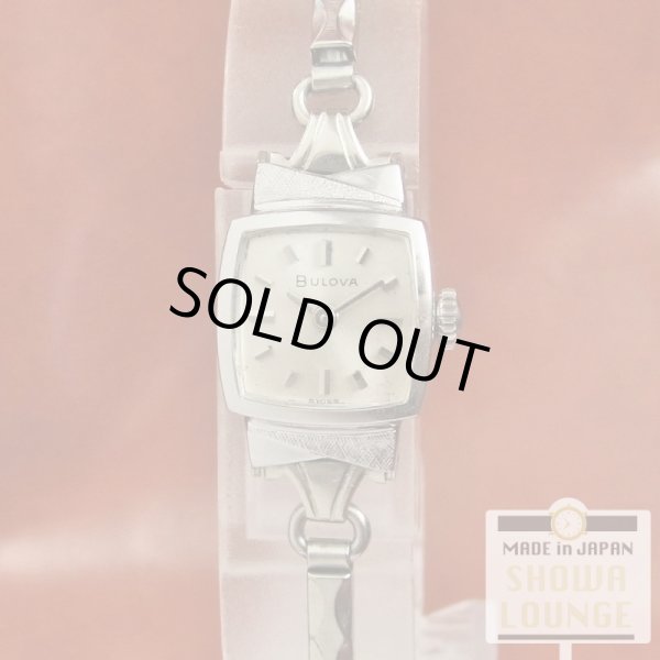 画像2: ブローバ レディース ドレスウォッチ 40ミクロンホワイトゴールドメッキ Cal.5AN 手巻き 1960年 BULOVA (2)