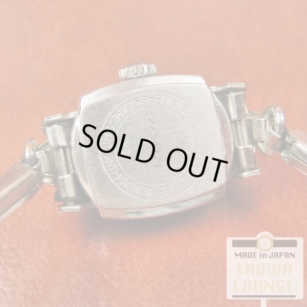 画像5: ブローバ レディース ドレスウォッチ 40ミクロンホワイトゴールドメッキ Cal.5AN 手巻き 1960年 BULOVA (5)