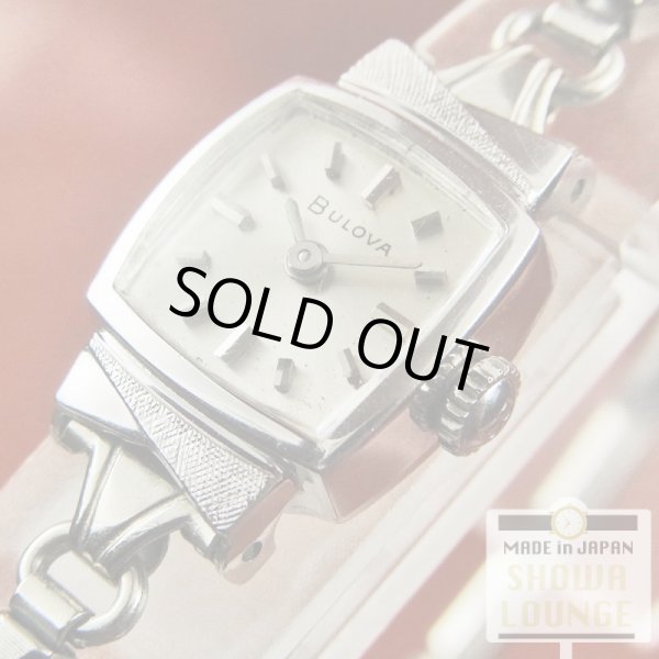 画像8: ブローバ レディース ドレスウォッチ 40ミクロンホワイトゴールドメッキ Cal.5AN 手巻き 1960年 BULOVA (8)