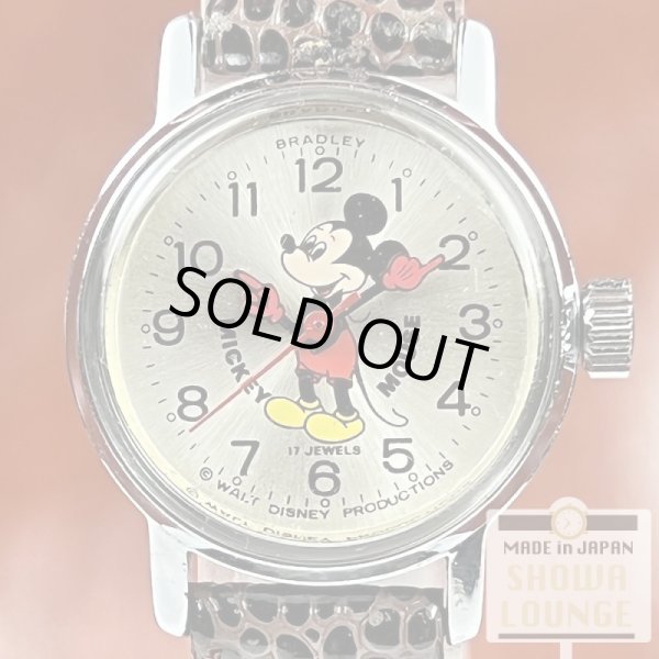 画像2: ブラッドレイ ミッキーマウス レディースウォッチ キャラクターウォッチ 腕が回って楽しい時計 手巻き 1960〜70年代 スイス製 BRADLEY MICKEY MOUSE SWISS MADE (2)
