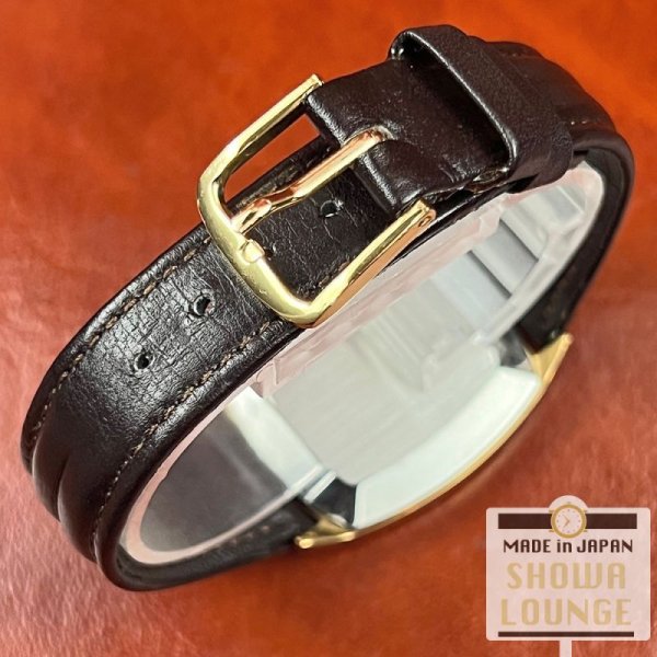 画像8: ティソ スタイリスト Cal.2141 20ミクロン金メッキ トノー型ケース 2針 手巻き 1970年代頃 TISSOT STYLIST (8)