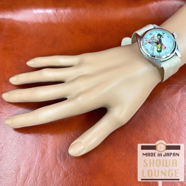 画像10: 希少 レトロ トムとジェリー キャラクターウォッチ 手巻き時計 ボーイズサイズ TOM&JERRY 香港組立品 (10)
