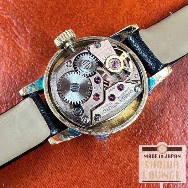 画像5: オメガ レディースウォッチ Cal.485 プチラウンドケース 煌びやかな切り子状カットガラス仕様 20MGP/SS 1969年 手巻き Ω尾錠 OMEGA (5)