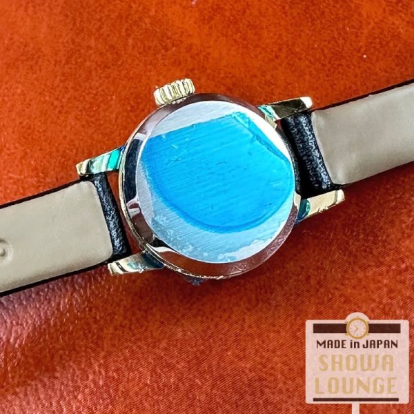 画像7: オメガ レディースウォッチ Cal.485 プチラウンドケース 煌びやかな切り子状カットガラス仕様 20MGP/SS 1969年 手巻き Ω尾錠 OMEGA (7)