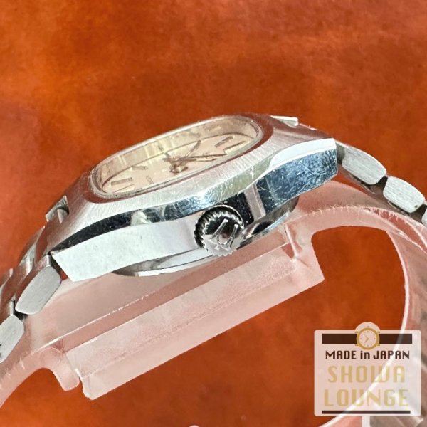 画像3: ブローバ レディース Cal.2651CW 防水ケース 1970年代頃 オートマチック 専用ブレス装着 BULOVA (3)