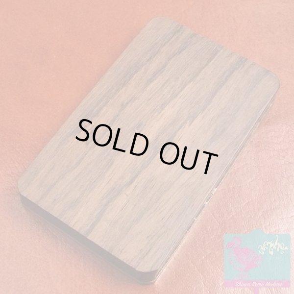 画像5: レトロなトランプ型の木製の栓抜き 木製×ステンレス ダイヤのA オープナー ヴィンテージ (5)