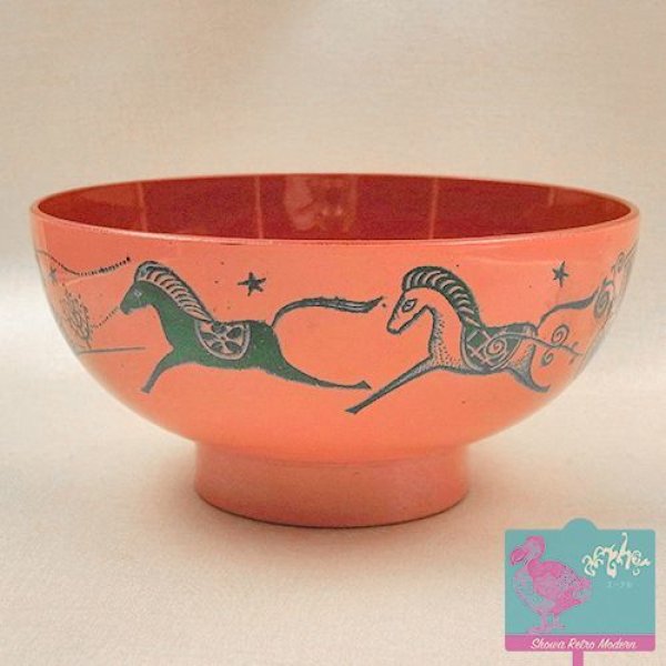 画像3: メルヘン メラミン 茶碗 昭和レトロ 子供用 (3)