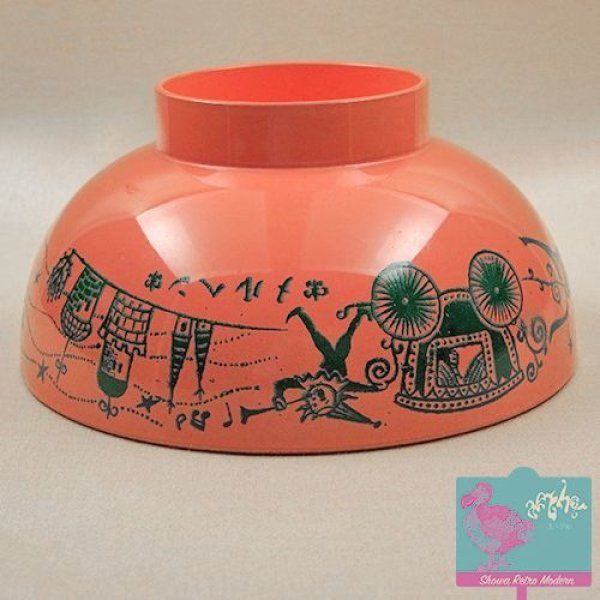 画像8: メルヘン メラミン 茶碗 昭和レトロ 子供用 (8)