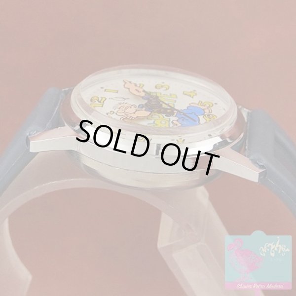 画像4: ブラッドレイ ポパイ アンティークキャラクターウォッチ 腕が回って楽しい時計 3針 手巻き BRADLEY (4)