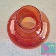 画像4: 昭和レトロ 冠水瓶 デキャンタ グラス セット 美しい赤白マーブル模様 (4)