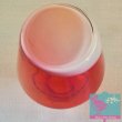画像5: 昭和レトロ 冠水瓶 デキャンタ グラス セット 美しい赤白マーブル模様 (5)