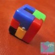 画像4: 昭和40年代 ミニ立体パズル キーホルダー パズルホルダー 昭和レトロ 知恵の玉 正方形 Puzzle Key Holder Showa Retro (4)