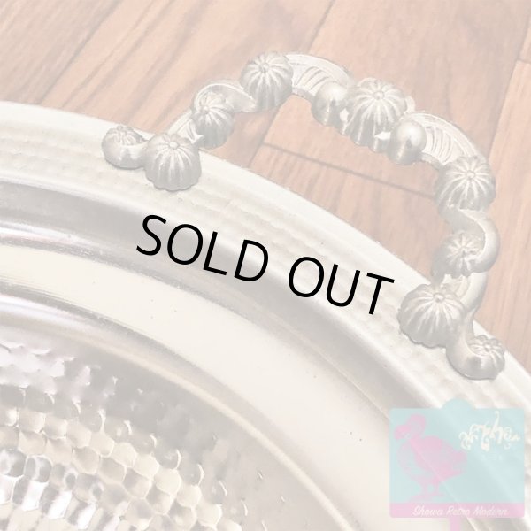 画像9: 未使用品 高級ステンレス鍋 外径30cm 昭和レトロ 取手が豪華な装飾デザイン (9)