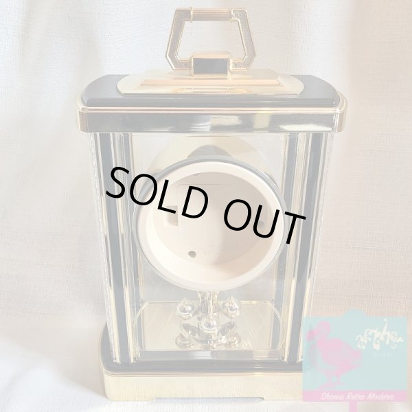 画像6: シチズン 回転飾り付き からくり置き時計 クオーツ  レトロ ゴールドカラー 持ち手付き クロック CITIZEN QUARTZ  (6)