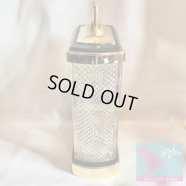 画像7: シチズン 回転飾り付き からくり置き時計 クオーツ  レトロ ゴールドカラー 持ち手付き クロック CITIZEN QUARTZ  (7)