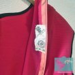画像9: 【送料無料】ショッキングピンク 黒パイピング ビビッド ノースリーブワンピース レディース 古着 無地 vivid pink sleeve less dress used (9)