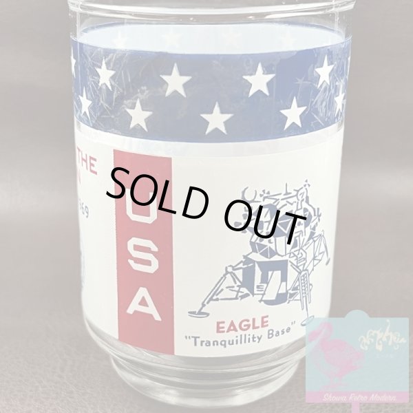 画像8: アポロ11号 月面着陸記念  グラス タンブラー 1969年 U.S.A. antique APOLLO11 (8)