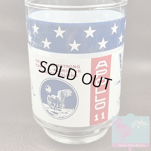 画像9: アポロ11号 月面着陸記念  グラス タンブラー 1969年 U.S.A. antique APOLLO11 (9)