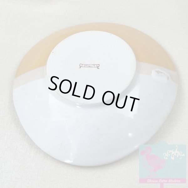 画像5: タカラビール ノベルティ 美術陶器 イエロー 皿 灰皿 アッシュトレイ 小田井商店 美濃焼 昭和32〜42年頃 TAKARA BEER OTAI Co. (5)