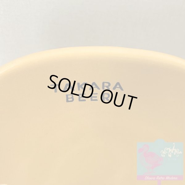 画像8: タカラビール ノベルティ 美術陶器 イエロー 皿 灰皿 アッシュトレイ 小田井商店 美濃焼 昭和32〜42年頃 TAKARA BEER OTAI Co. (8)