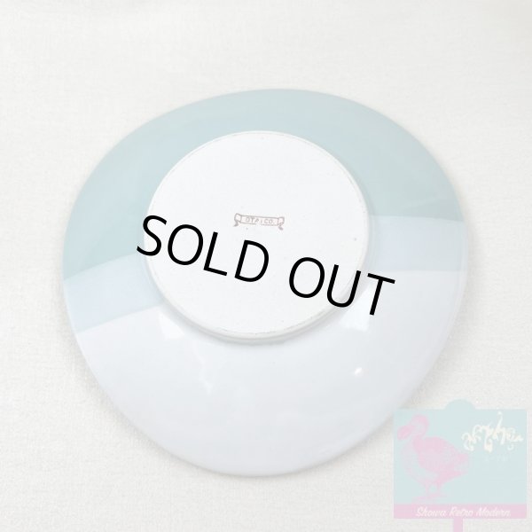 画像5: タカラビール ノベルティ 美術陶器 ブルー 皿 灰皿 アッシュトレイ 小田井商店 美濃焼 昭和32〜42年頃 TAKARA BEER OTAI Co. (5)