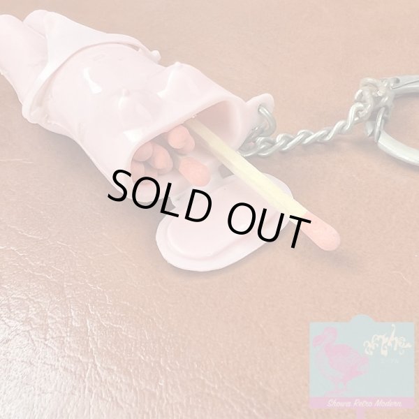 画像3: 【送料無料】ヌード マッチ入れ キーホルダー 昭和レトロ 1970〜80年代頃 (3)