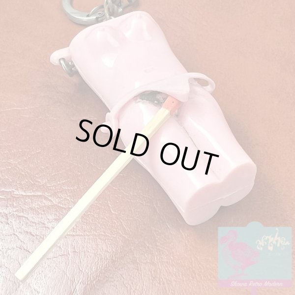 画像6: 【送料無料】ヌード マッチ入れ キーホルダー 昭和レトロ 1970〜80年代頃 (6)