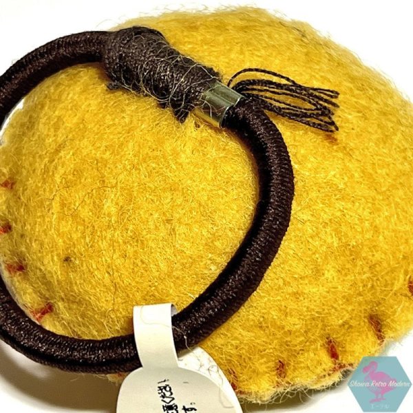 画像6: エスニックなモコモコなフェルトボールのゴム スマイル ヘアゴム ヘアアクセサリー アジア雑貨 (6)