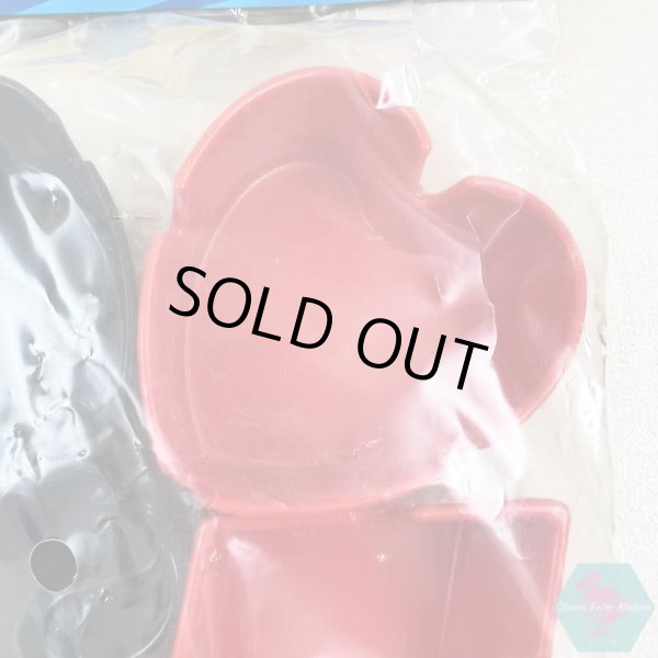 画像3: 【新品】トランプ 灰皿 スペード ハート ダイヤ クローバー 4PC タバコ アシュトレイ プラスチック製 (3)