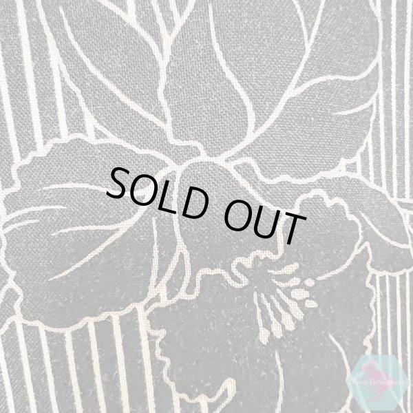 画像6: 【送料無料】メンズ アロハシャツ ヒロ・ハッティー ハワイ製 M〜Lサイズ モノトーン ストライプ ハイビスカス柄 古着 Hilo Hattie MADE IN HAWAII (6)