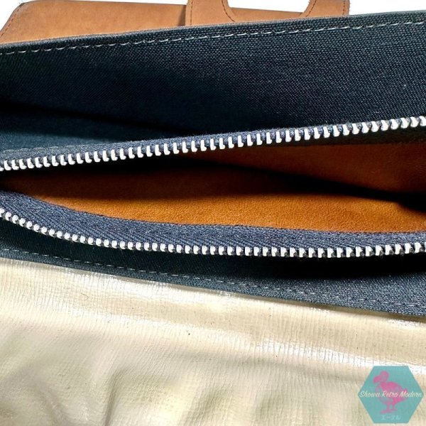 画像8: 渦巻き状の幾何学模様 クラッチバッグ シックでレトロモダン柄 1970年代 (8)